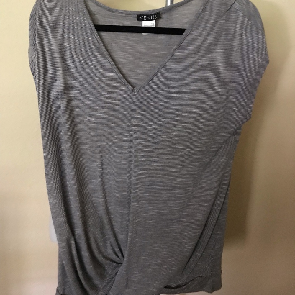 Venus brand cotton top with gathered detail